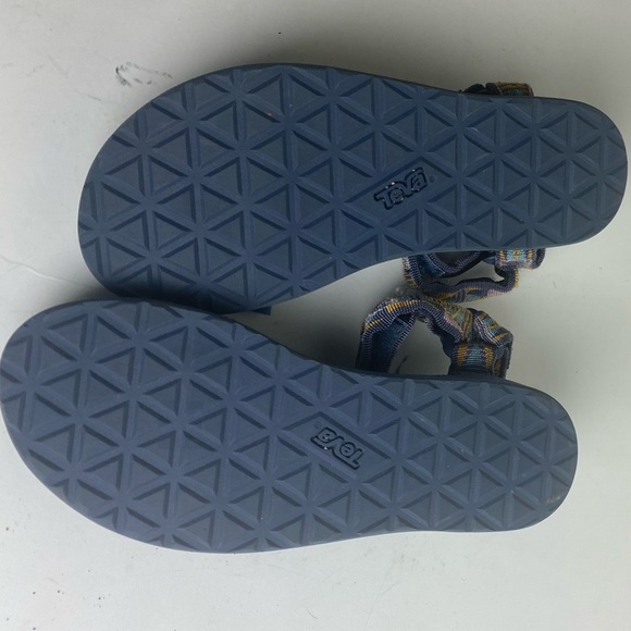 Teva Women Mosaic Indigo Universal Outdoor Sandals Flats shoes sz 6 - Picture 6 of 8
